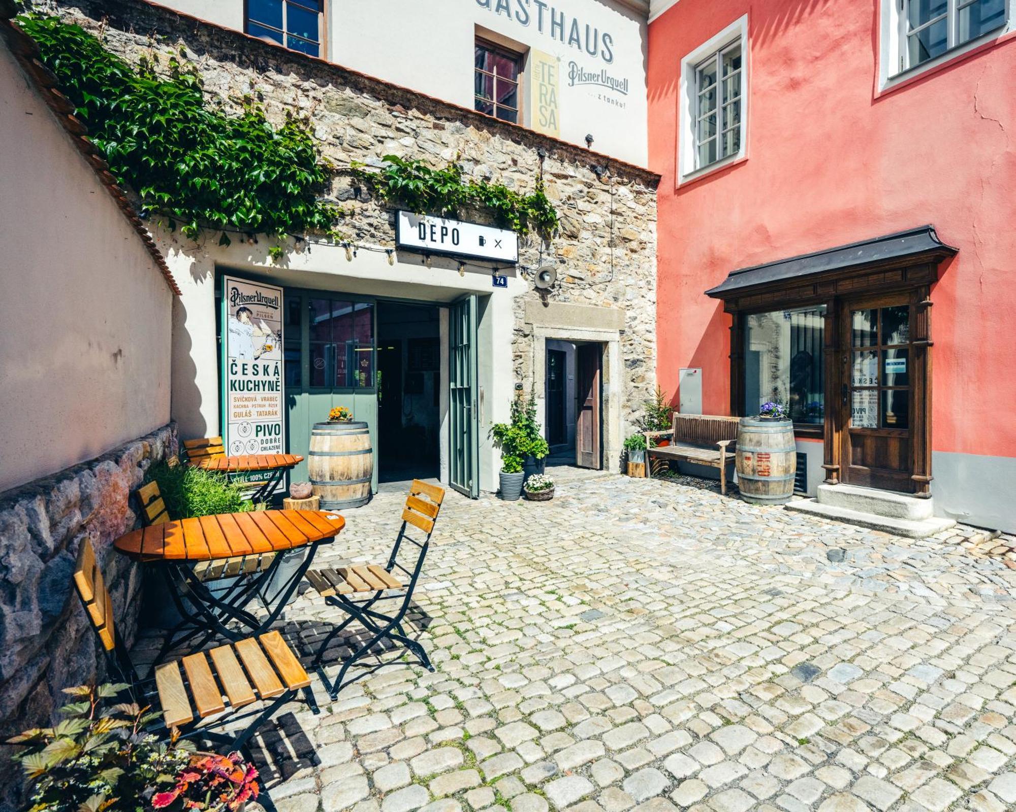 Český Krumlov Hotel Latran מראה חיצוני תמונה